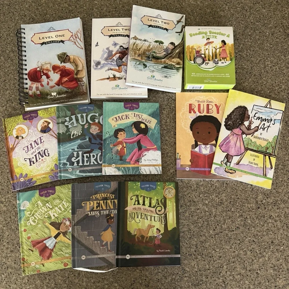 The Good and the Beautiful Library 1B 2 Bundle LOT of 11 Reader Books Booster A
